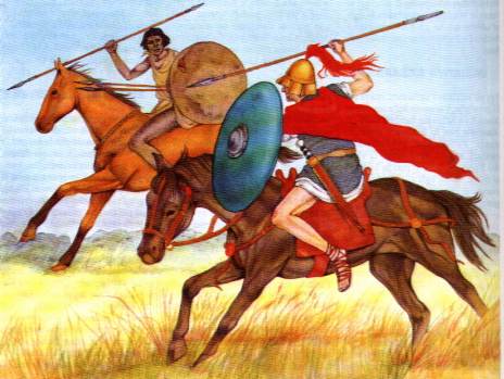 Cavalleria numidica e cavalleria romana a confronto