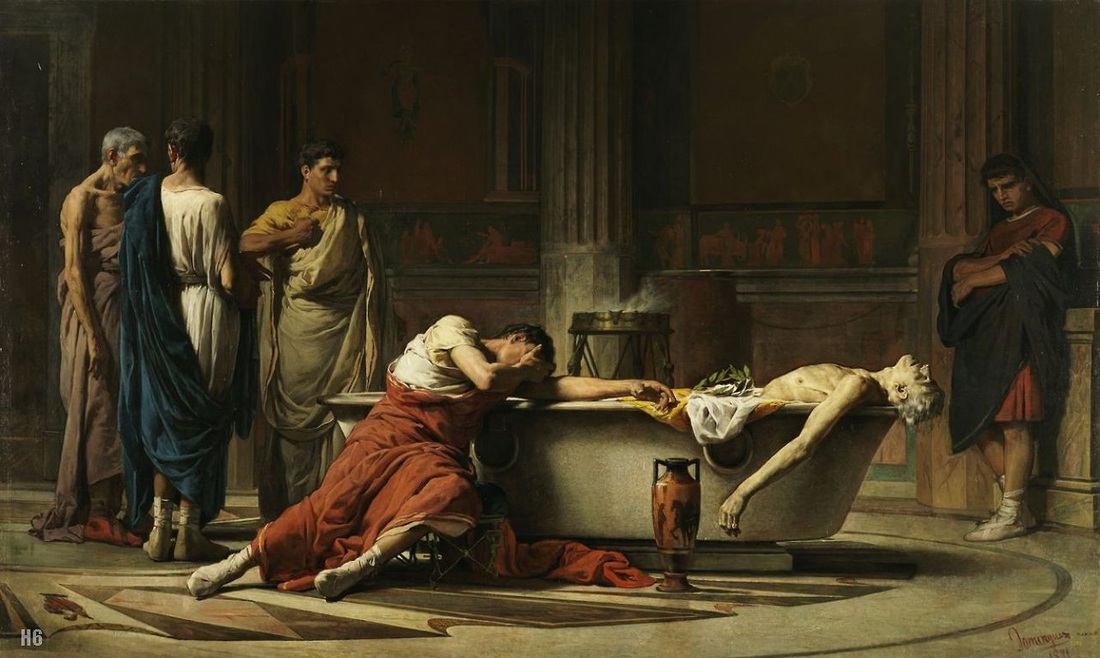 La Congiura di Pisone, morte di Seneca.