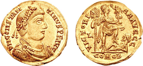 Usurpatori dell'Impero Romano, moneta dell'usurpatore Costantino III
