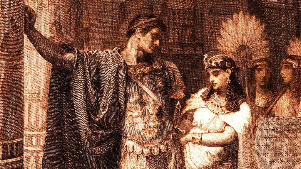 l'incontro fra Antonio e Cleopatra