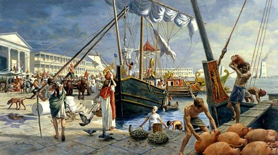 Le Rotte navali romane